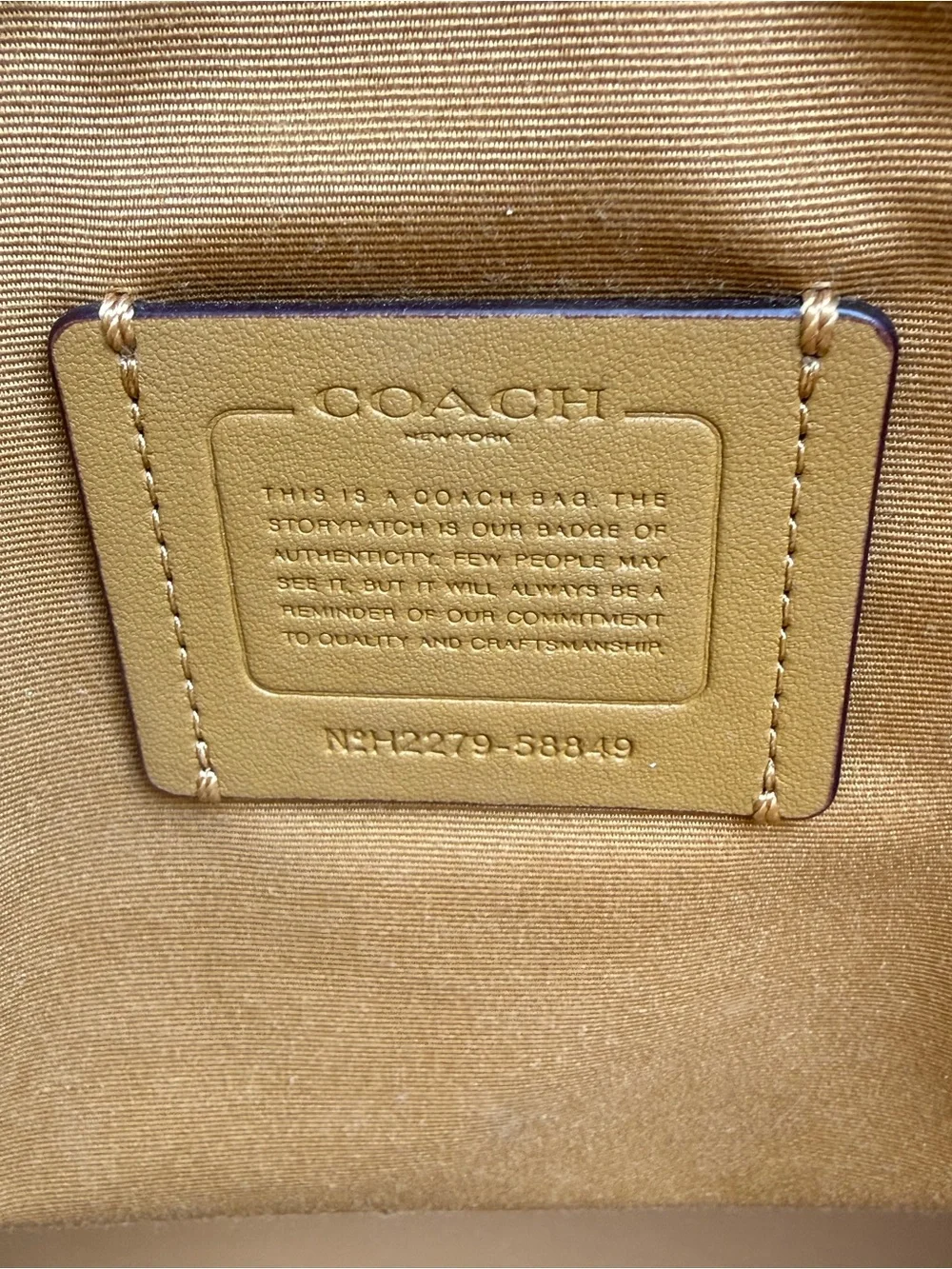 Coach Leather Market Large Tote in Denim Blue with Marigold Interior